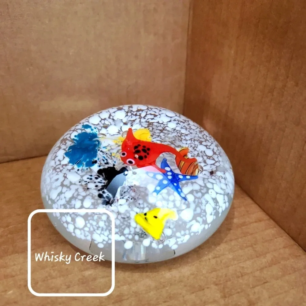 ๐ ๐ ๐ ๐โโ๏ธ Stingray & Starfish Paperweight - Picture 1 of 7